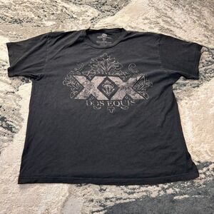 Cerveceria Cuauhtemoc Moctezuma T Shirt Mens XL Black Y2k Beer Promo Street Wear